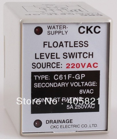 Ckc  Ʈѷ/floatless  ġ C61F-GP 220vac 50/60 hz  뷮 5a/250 v